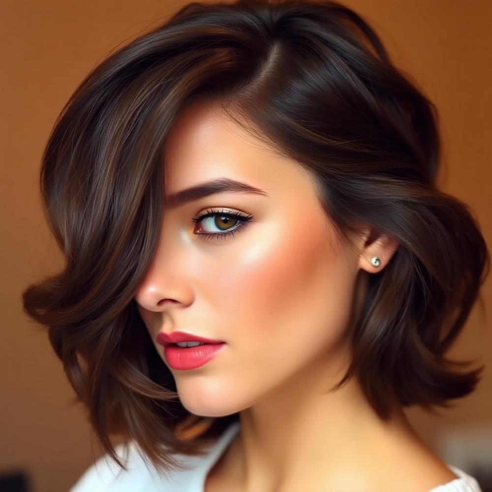 Bouncy blowout finished at Lee Ren II Beauty Salon